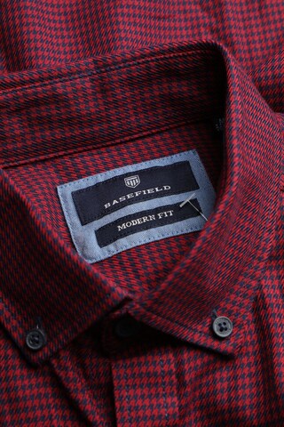BASEFIELD Button-down-Hemd M in Rot