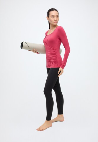 CURARE Yogawear Funkčné tričko 'Flow' - Ružová