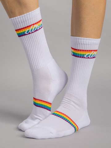 Dirts Socken 'Rainbow Socks 1.0'‌‌‌‌‌‌‌‌ in Weiß