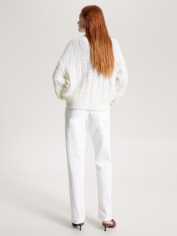 TOMMY HILFIGER Knit Cardigan in White