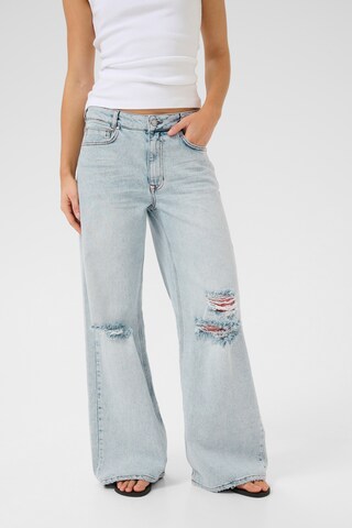 Wide Leg Jean 'Dango' My Essential Wardrobe en bleu : devant