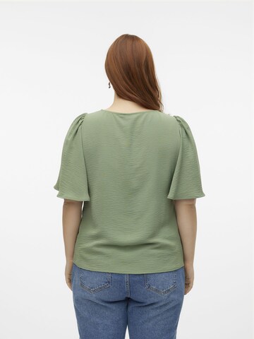 Vero Moda Curve Blouse 'Alva' in Groen