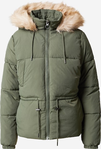 Dorothy Perkins Winterjas in Groen: voorkant