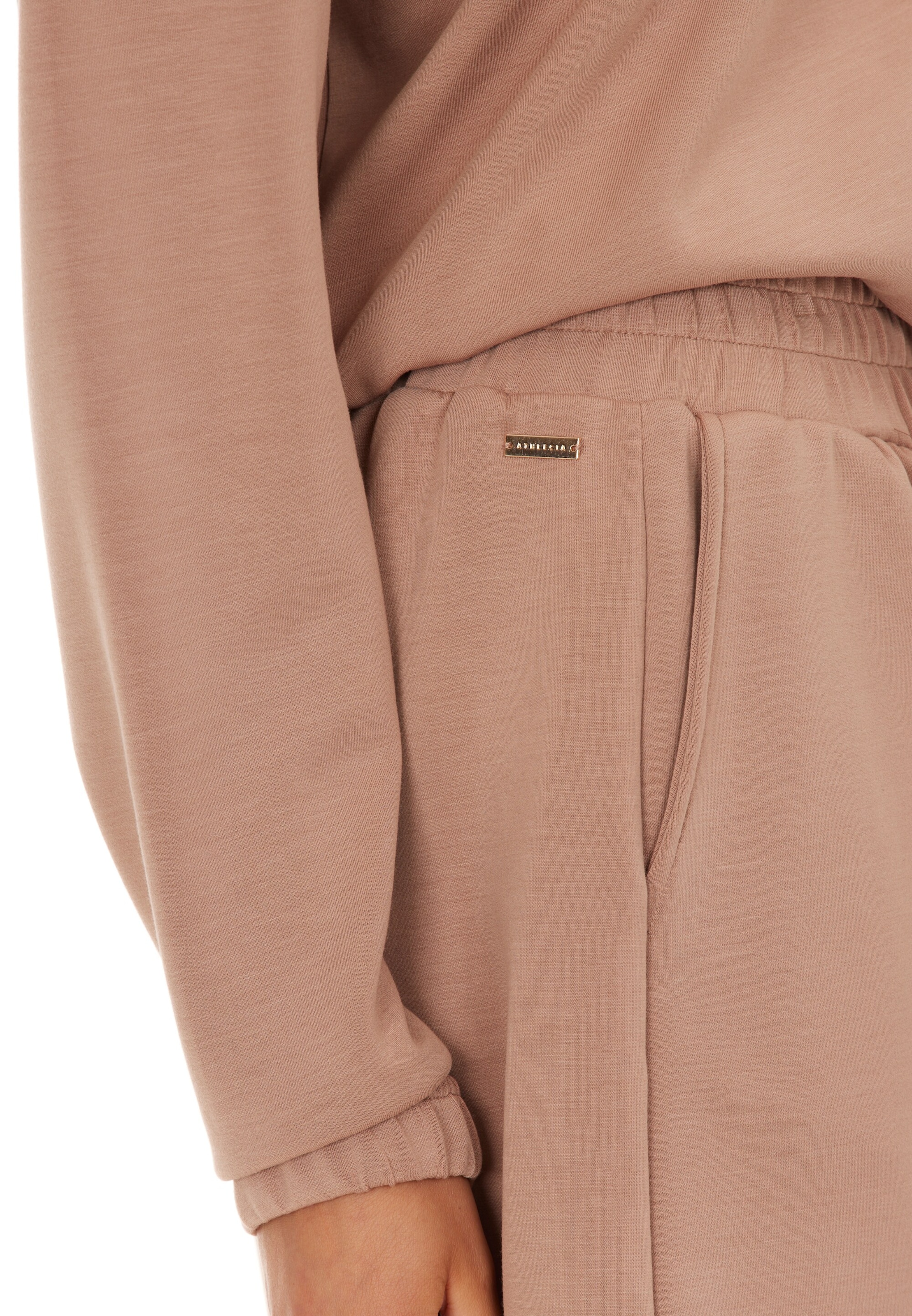 Wide leg Pantaloni sportivi 'Jacey' di Athlecia in beige