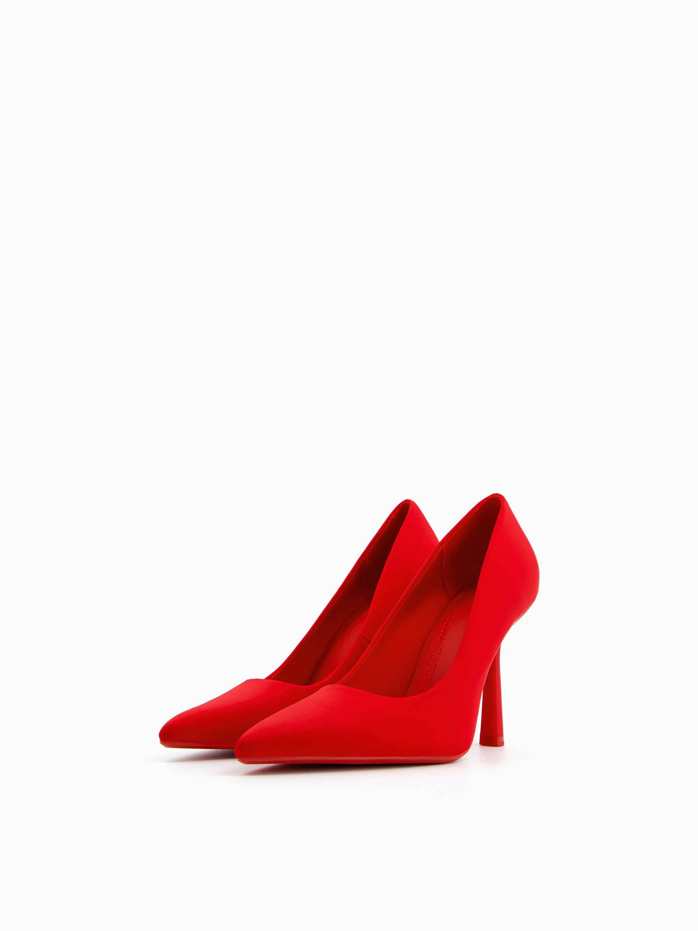 Bershka red heels 2025