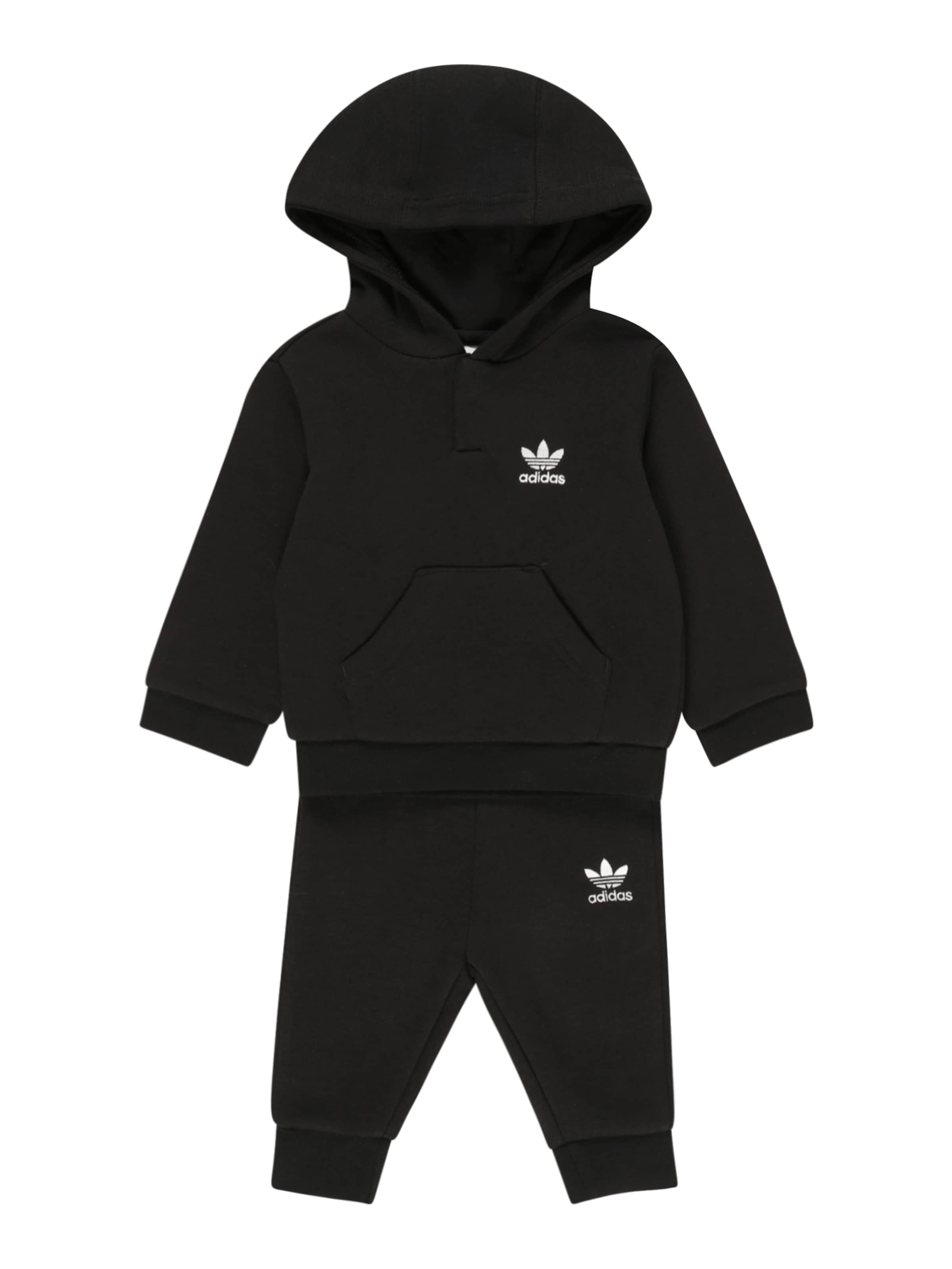 ADIDAS ORIGINALS Strój do biegania 'Adicolor' w kolorze czarny: przód