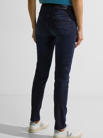 CECIL Slimfit Jeans 'Scarlett' in Blau