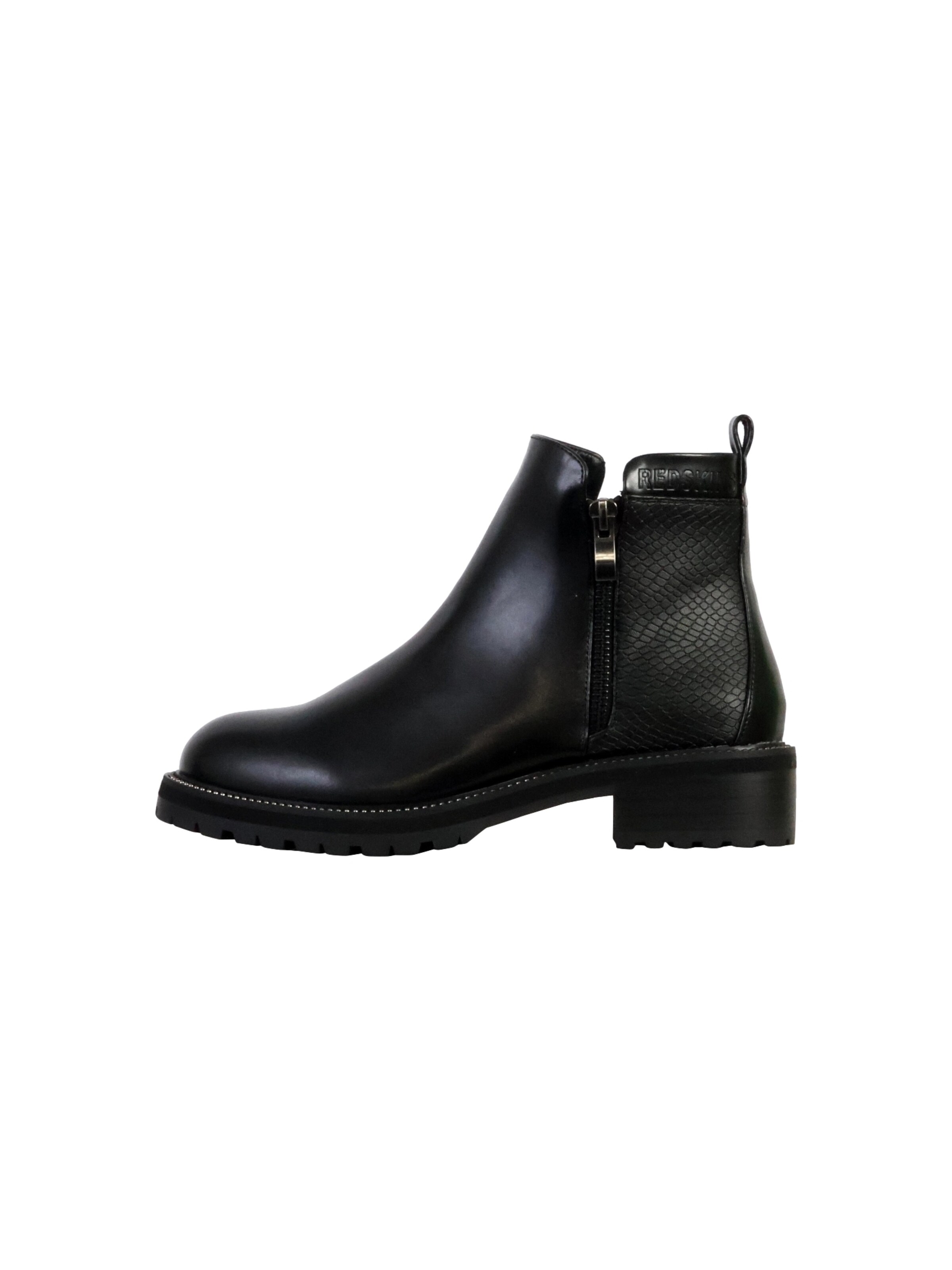 REDSKINS Booties in Black: front