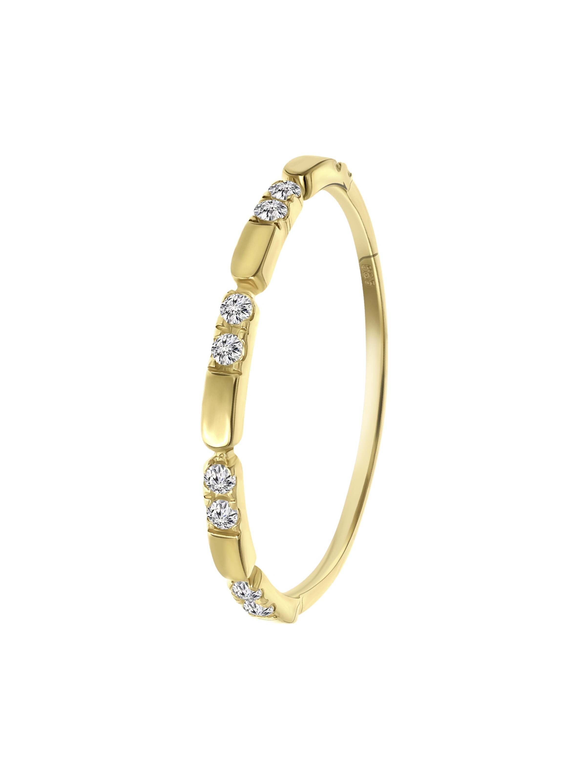 Lucardi Ring in Gold: front