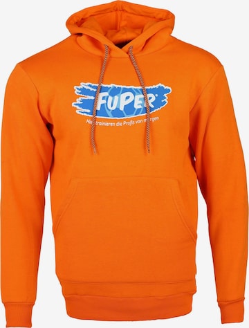 FuPer Sweatshirt 'Rudi' in Orange: front