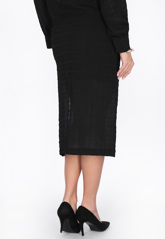 faina Rok 'Festive' in Zwart