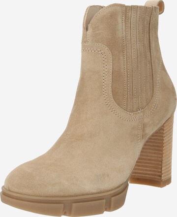 Paul Green Ankle Boots in Beige: front