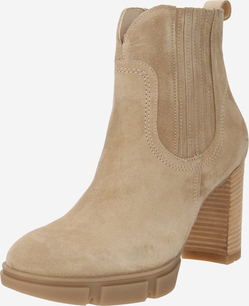 Paul Green Ankle Boots in Beige: front