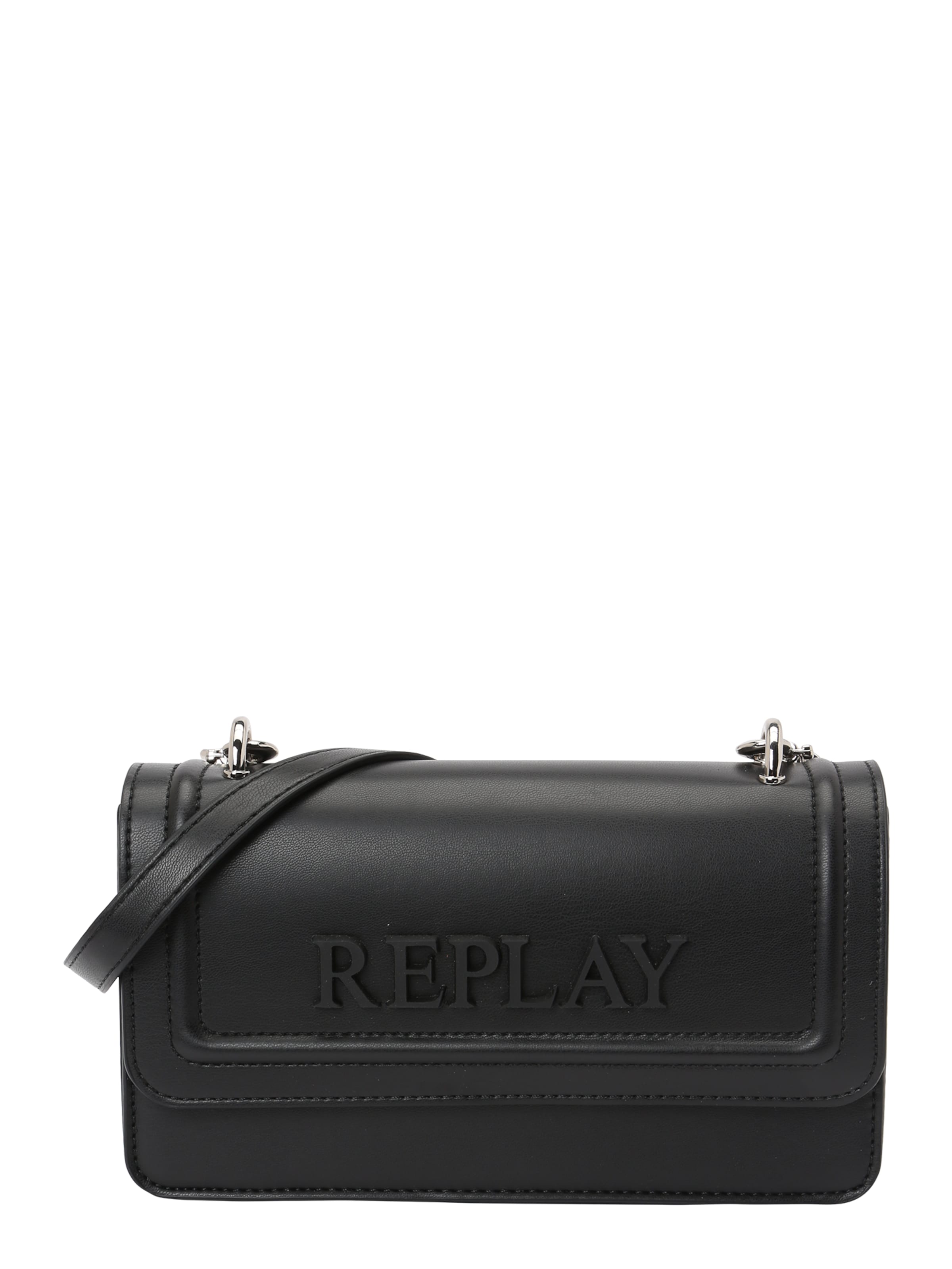 Borsa a tracolla di REPLAY in nero: frontale
