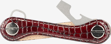 Keykeepa Schlüsselmanager 'Leather' in Rot: predná strana