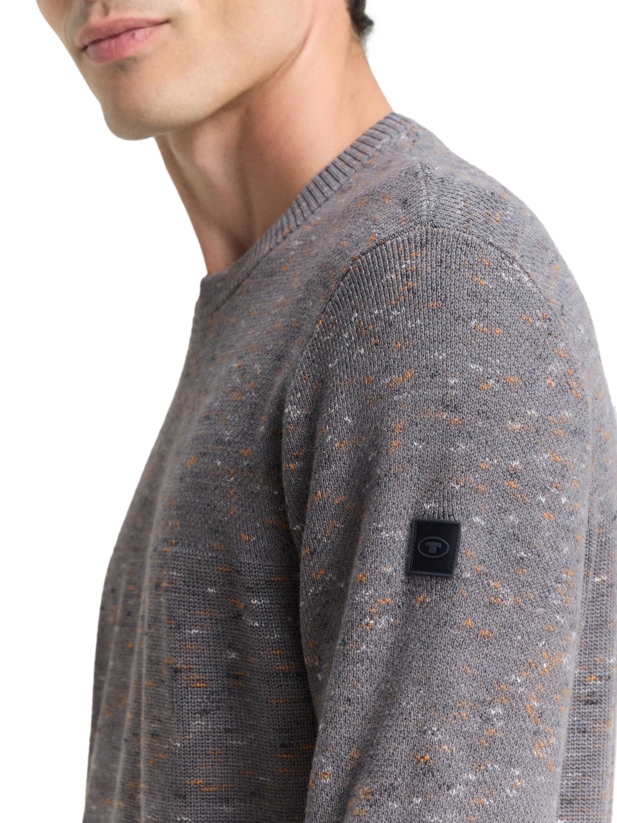 TOM TAILOR Pullover in Grau