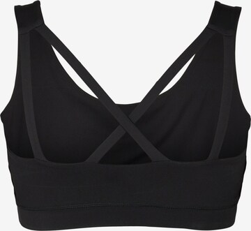 Active by Zizzi Bustier Sport bh in Zwart