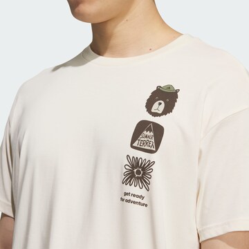 ADIDAS TERREX - Camiseta funcional en blanco