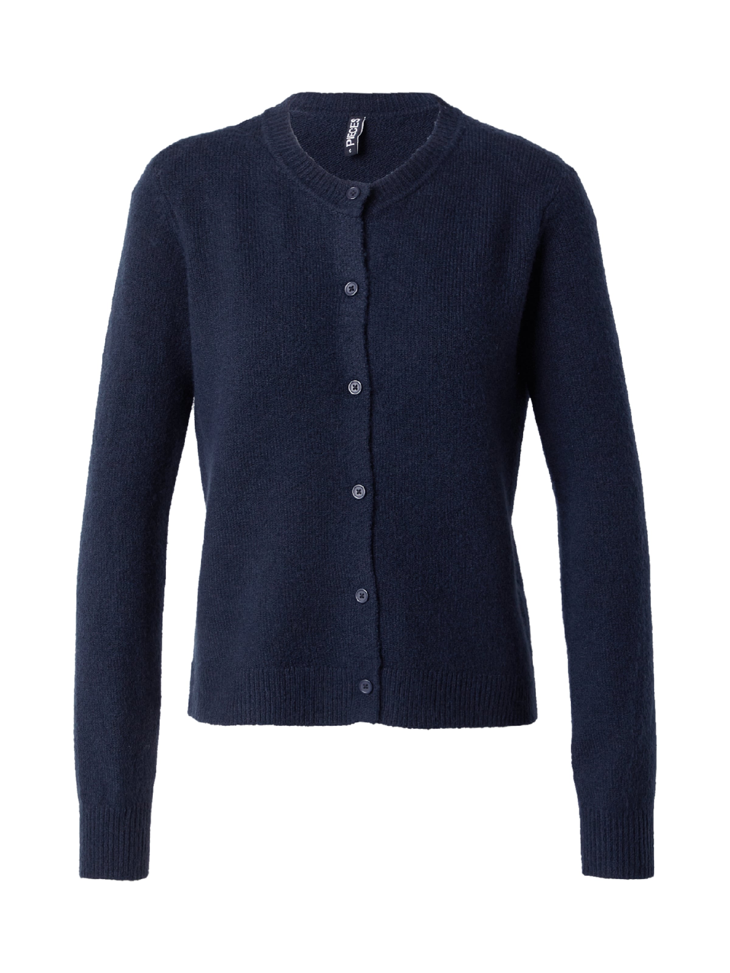PIECES Strickjacke 'PCMALOU' in Blau: Vorderseite