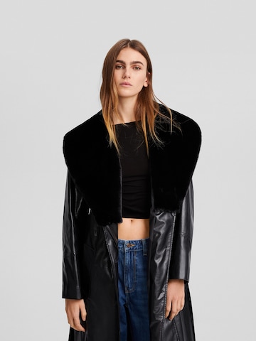 Manteau mi-saison Bershka en noir