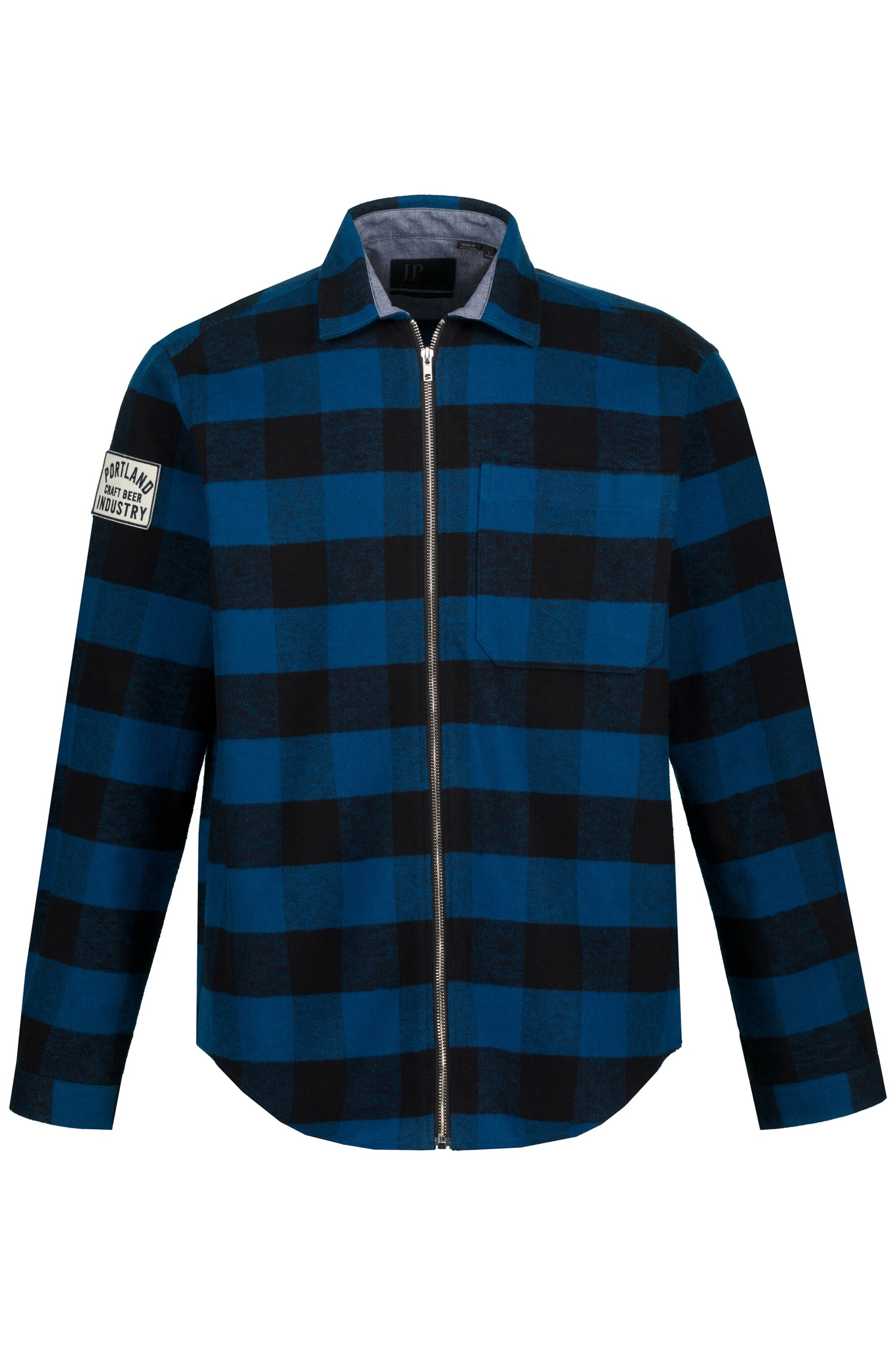 JP1880 Regular fit Button Up Shirt in Blue: front