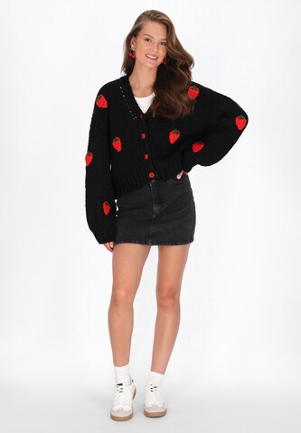 Cardigan 'Young Fashion' MYMO en noir