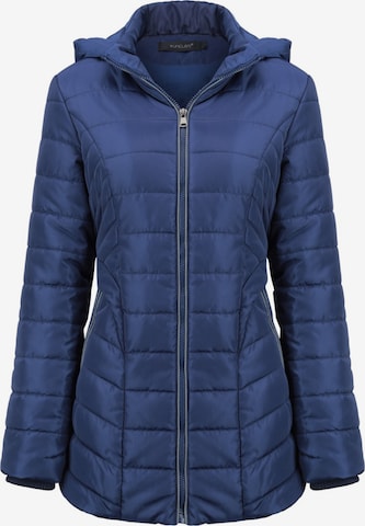 YOUTHUP Winter Jacket in Blue: front