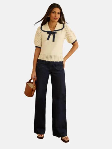 love & roses Pullover in Beige: Vorderseite