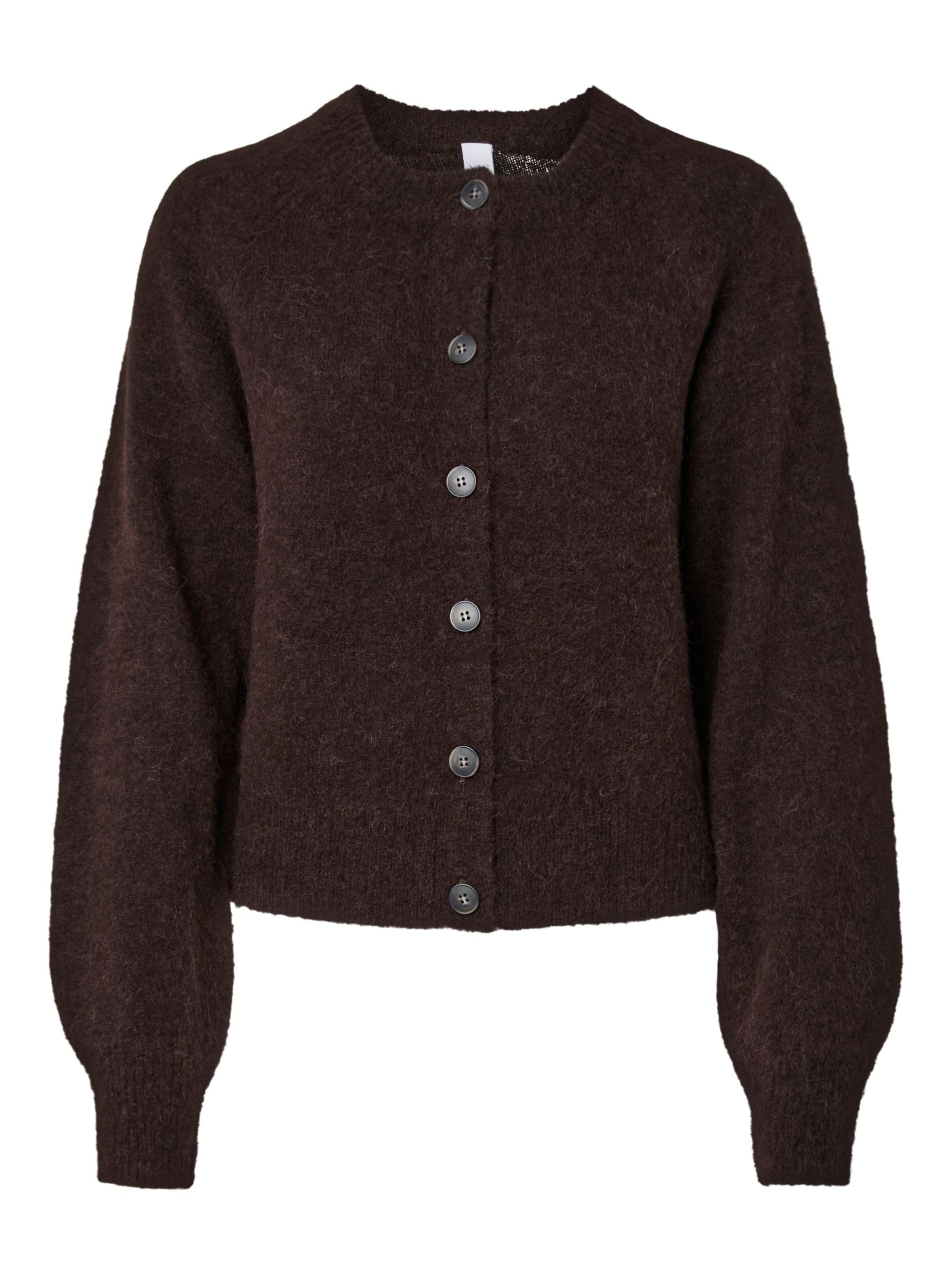 YAS Cardigan 'YASJohi' i M i brun, Produktvisning