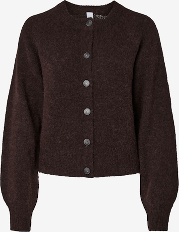YAS Cardigan 'YASJohi' i brun: forside