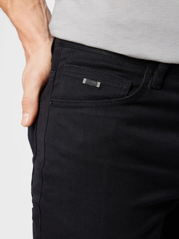 BOSS Orange - Slimfit Calças de ganga 'Delaware' em preto