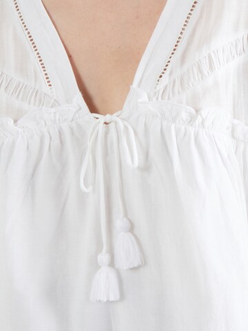 Chemisier 'Boho' Gina Tricot en blanc