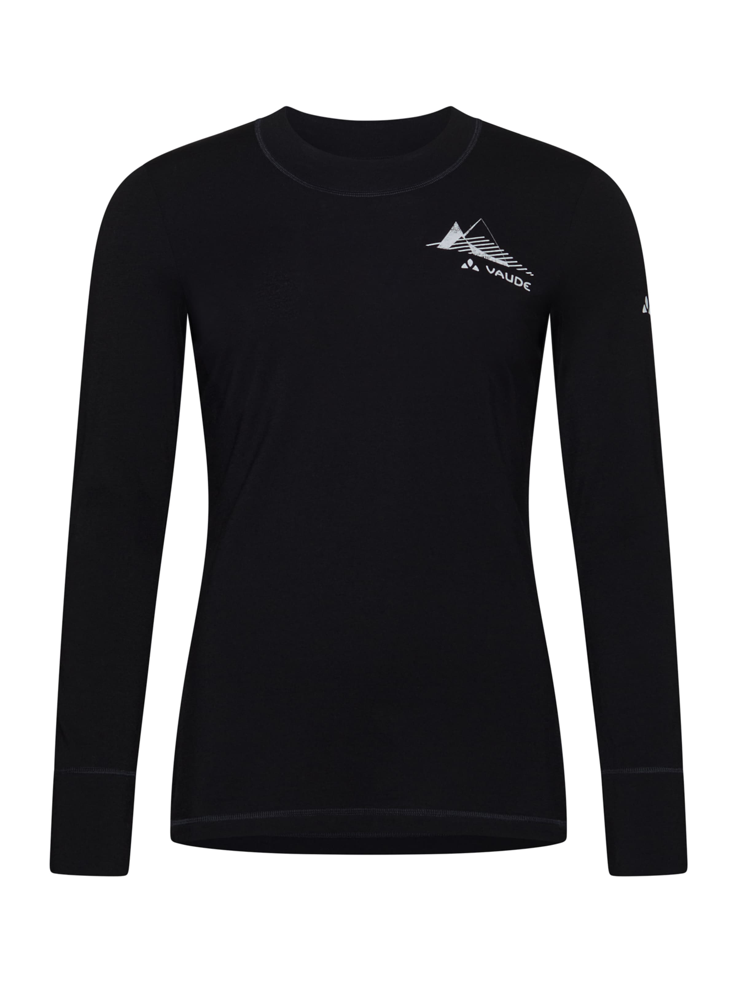 VAUDE Performance shirt 'Monviso' in Black: front