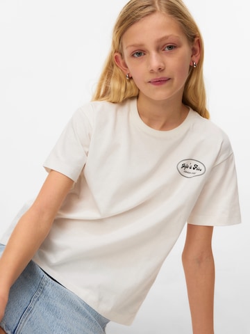 Vero Moda Girl Тениска 'VMZANDRA CATY' в бяло