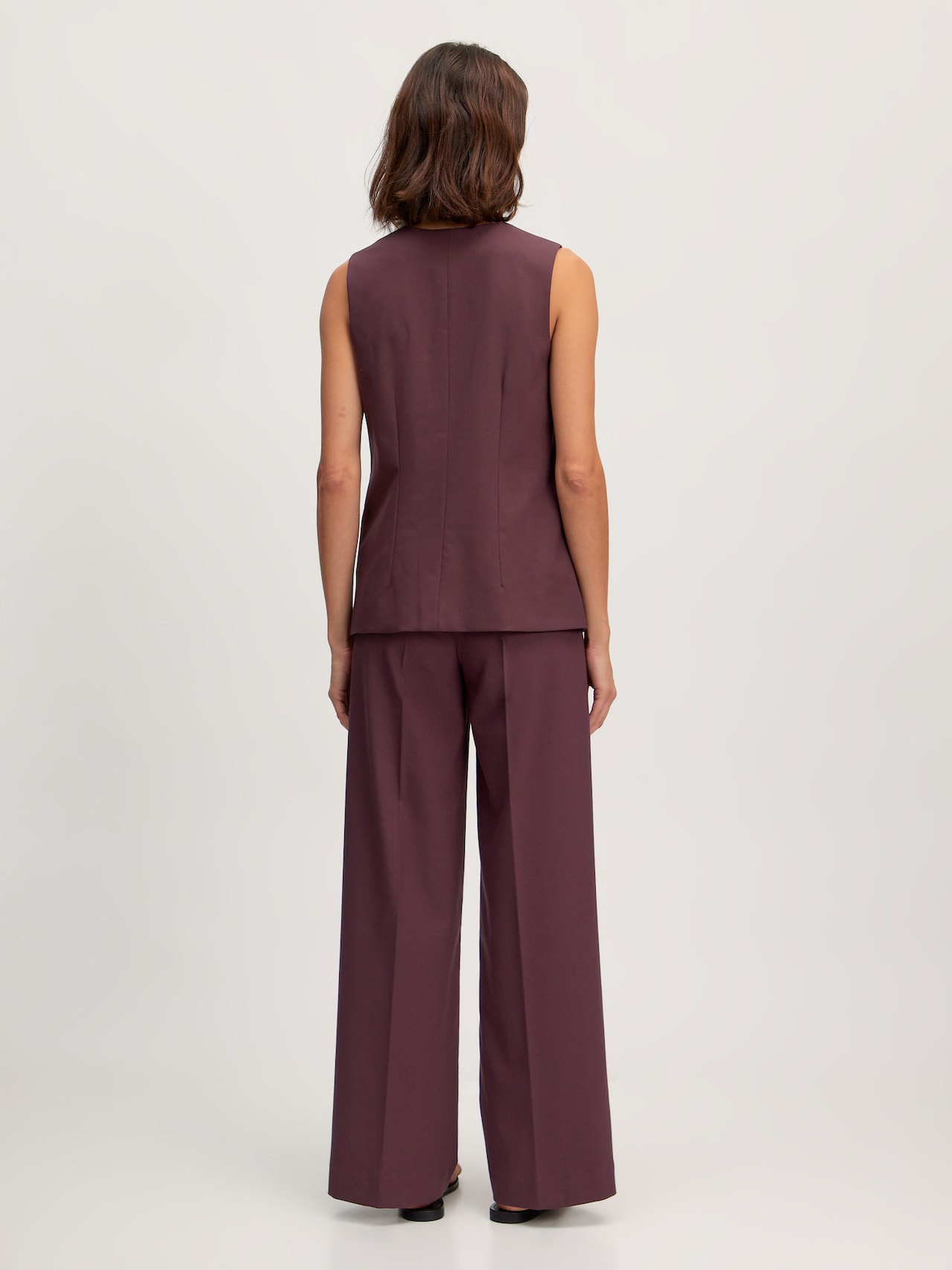 EDITED Gilet 'Vanessa' borgogna