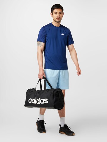 ADIDAS PERFORMANCE - Camisa funcionais 'Essentials' em azul