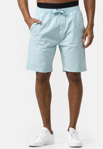 INDICODE JEANS Regular Trousers 'Kelowna' in Blue: front