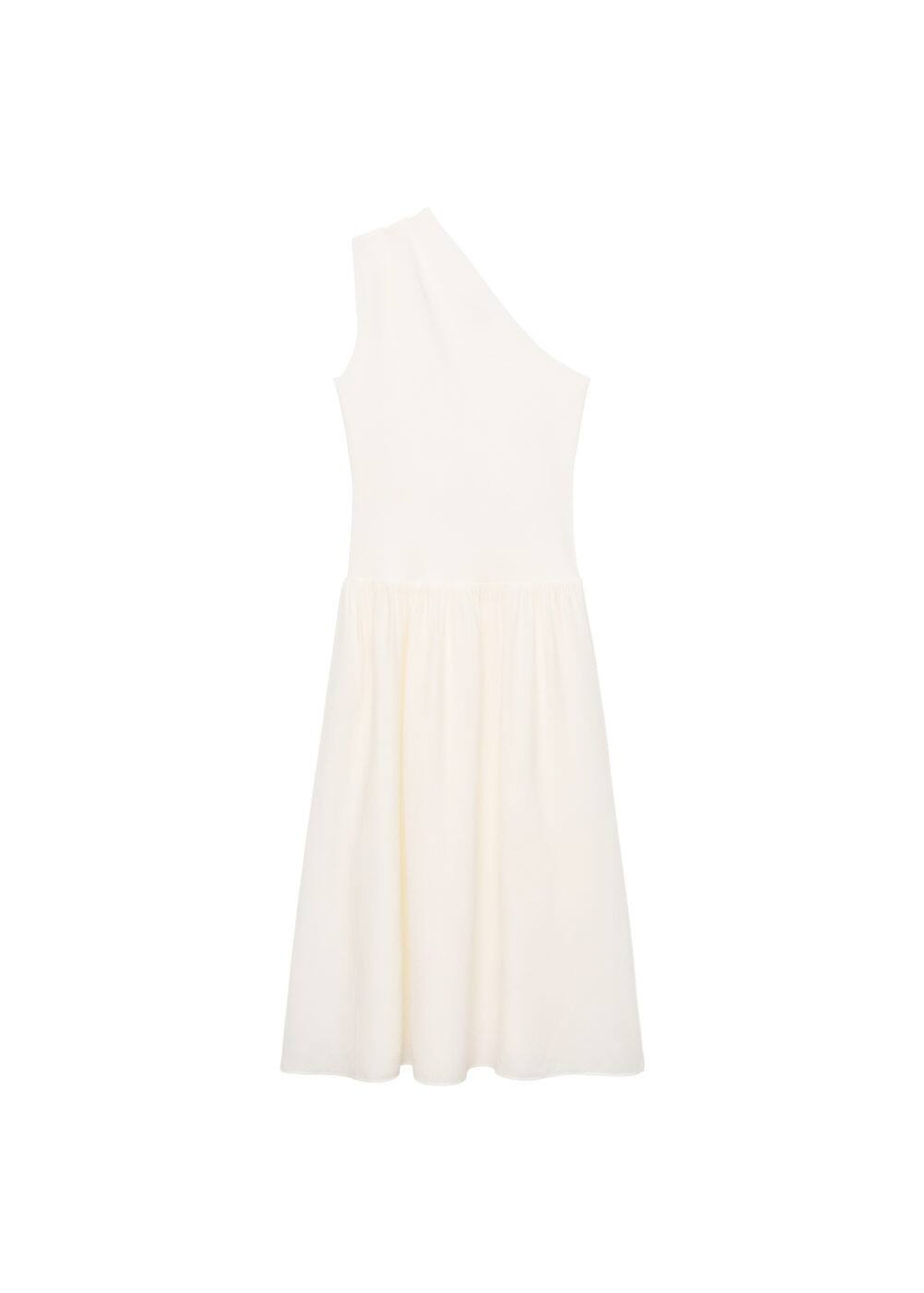 MANGO Kleid in Beige: Vorderseite