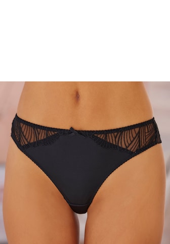 LASCANA Thong in Black: front