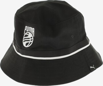 PUMA Hat & Cap in L in Black: front