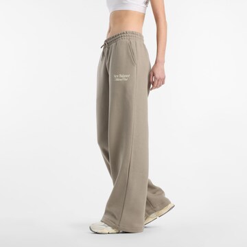 Wide Leg Pantalon new balance en marron