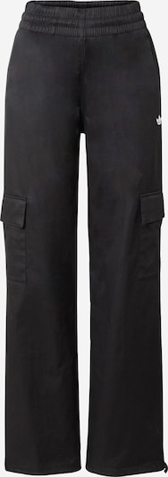 Pantaloni cu buzunare 'Wide ' ADIDAS ORIGINALS pe negru / alb, Vizualizare produs