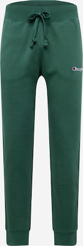 Champion Authentic Athletic Apparel Kalhoty – zelená: přední strana