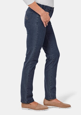 Coupe slim Jean ' ANNA' Goldner en bleu