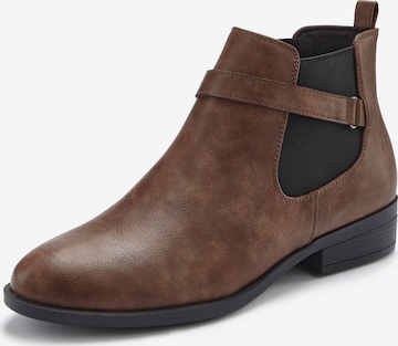 Bottes LASCANA en marron : devant