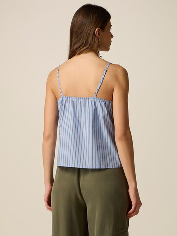 Camicia da donna di oltre in blu
