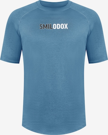 T-Shirt ' Powerfit Pro ' Smilodox en bleu : devant