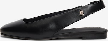 TOMMY HILFIGER Nauhaballerina värissä musta: etupuoli