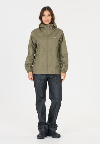 Weather Report Weatherproof jacket 'Pack'way' in Green