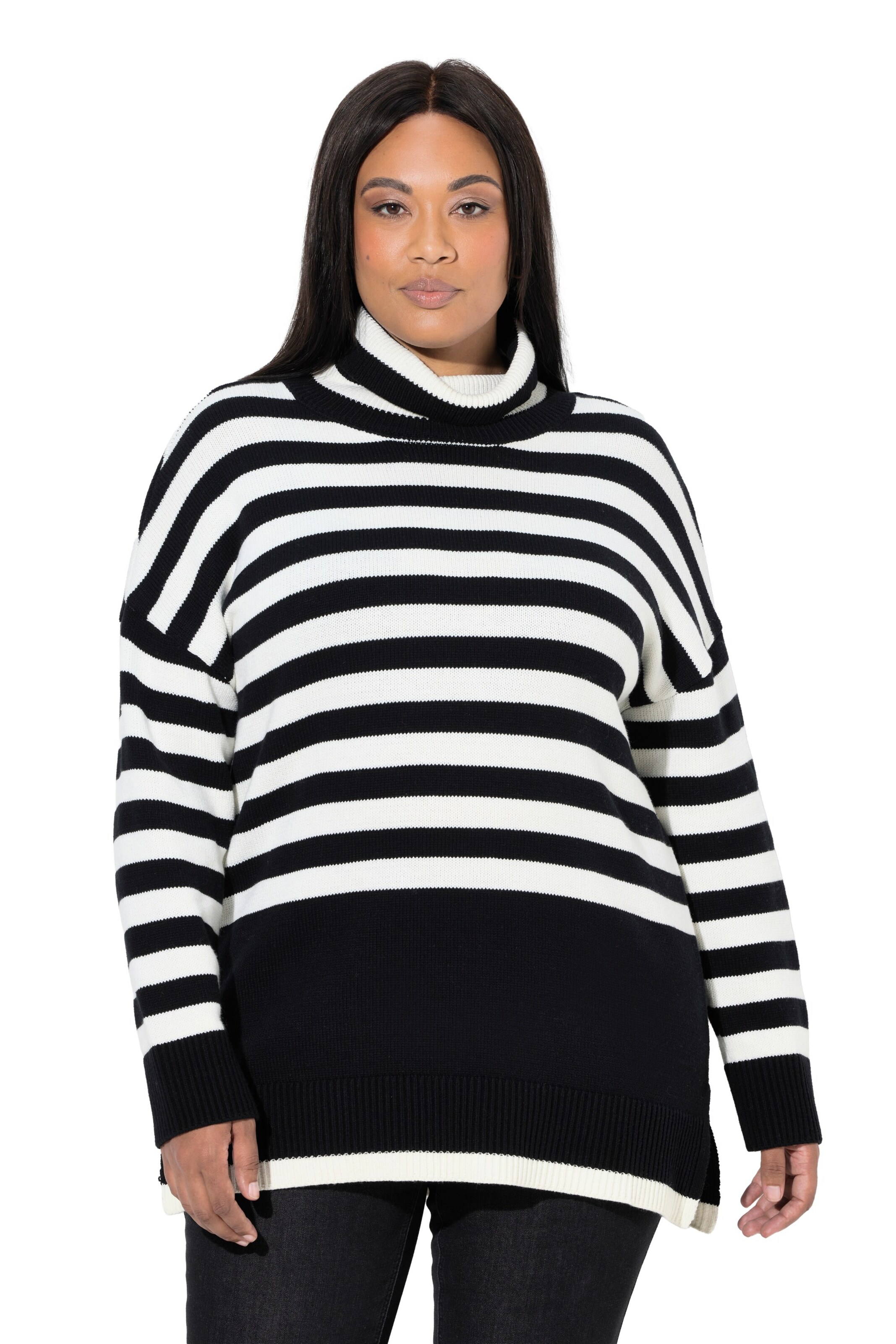 Ulla Popken Pullover in Schwarz: Vorderseite
